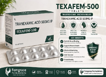  top Pharma franchise products of Femgrace Formulations Gujarat  - 	TEXAFEM 500 (2).jpeg	